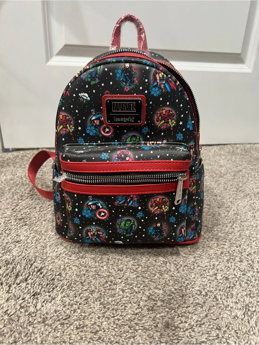Loungefly marvel advengers tattoo mini backpack NWT